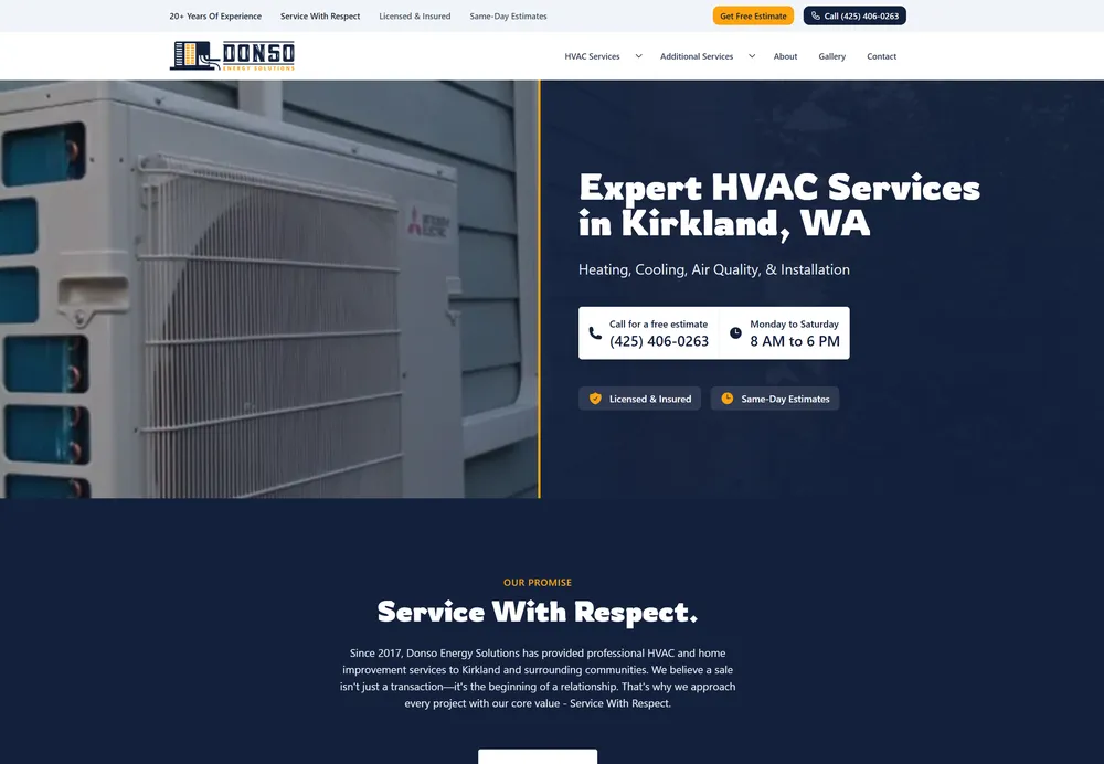 Donso Energy Contact Page