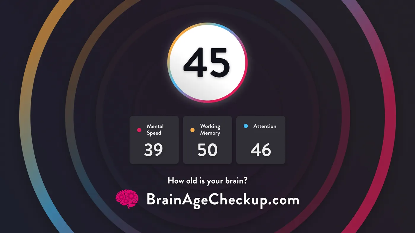 Brain Age Checkup