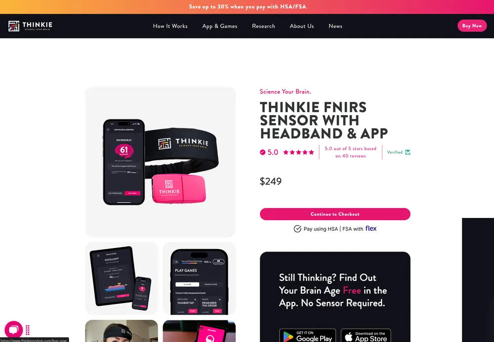 Thinkie System Product Cart